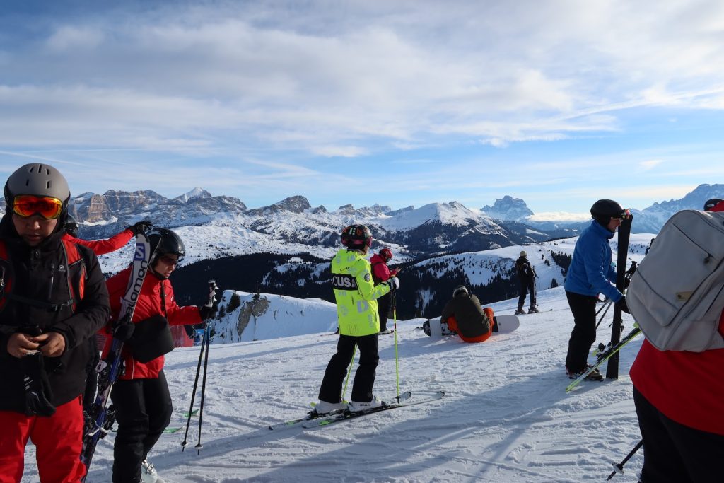 ski dans les Alpes